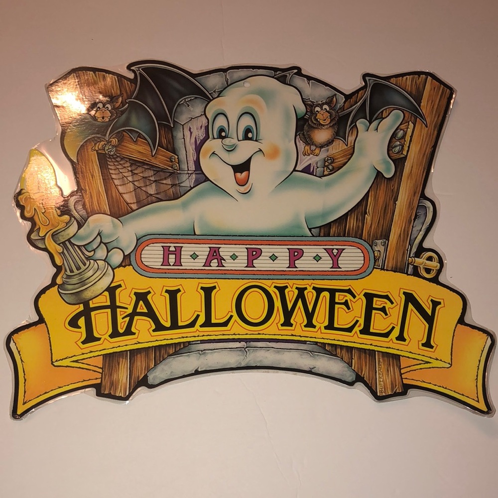 1997 The Beistle Co. Halloween Haunted House Ghost Die Cut Cutout